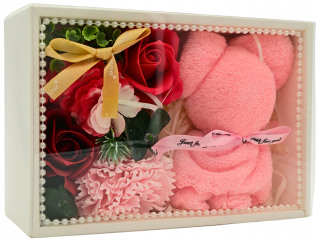 Kvetinový box - Kvetináč, mydlová ruža Špeciálne pre vás 8,2 cm
