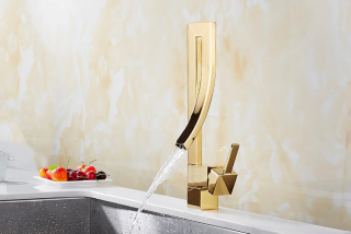 Faucet, dizajn dizajnu batérie Washbasin?