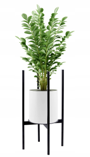 Stojan na kvety - Kvetinový kov stojan na kvety loft 60 cm