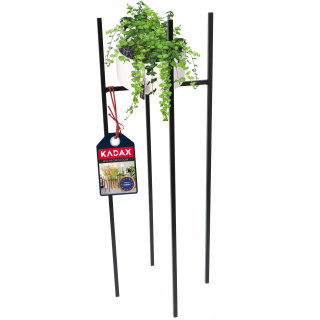 Stojan na kvety - Kvetinový kovový stojan na kvety na obývačka 87 cm