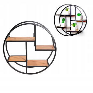 Stojan na kvety - KVETOVÝ RACK KVETNÝ RACK DREVOKOV LOFT 37CM