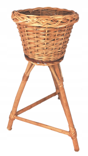 Stojan na kvety - Wicker záhonu, štát, Full Wyplot -1 Pot