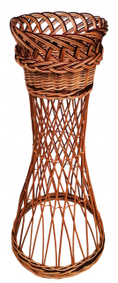 Stojan na kvety - Záhon s prútia, s prelamované hrnca farba 89 cm