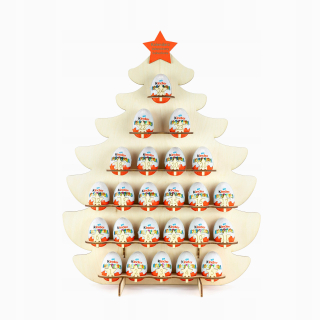 Adventný kalendár - Adventný kalendár pre deti vajíčka s prekvapením