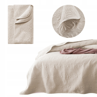 Prikrývka na posteľ - Bunning Room99 Polyester 220 x 240 cm krém