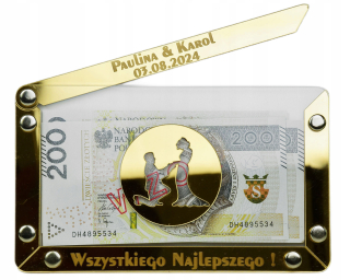 Svadobný darček s menami pre nevestu a ženícha