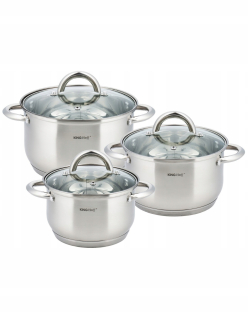 Sada hrncov - KingHOFF Sada hrncov 6 kusov KH-4446 Satin