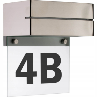 Číslo na dom - Nástenná lampa Fasade Lamp Number LED 6W IP54