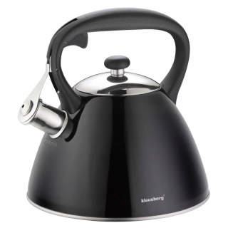 Čajník, kanvica na čaj - Klausberg Metal varná kanvica 3,0 L KB-7208 čierna