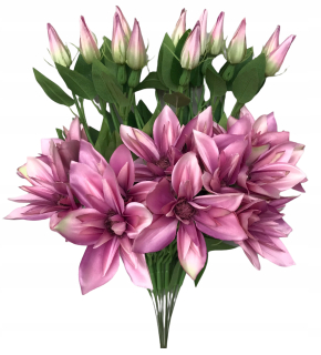 Klematis pik kytica umelé kvety 48 cm 12 kusov