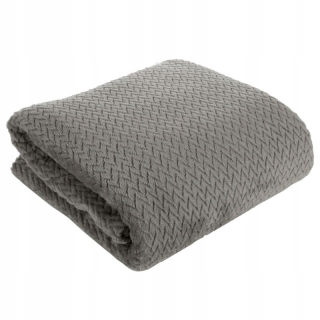 Prikrývka na posteľ - KOC Design 91 Polyester 200 x 150 cm odtiene šedej