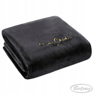 Prikrývka na posteľ - Prikrývka Pierre cardin akryl 240 x 160 cm čierna