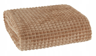 Prikrývka na posteľ - Prikrývka JYB Polyester 140 x 200 cm odtiene hnedej
