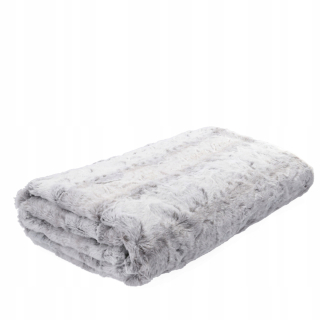 Prikrývka na posteľ - Homla prikrývka polyester 200 x 150 cm odtiene šedej