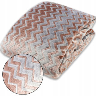 Prikrývka na posteľ - Posteľ a vy mikrofibra prikrývka 200 x 220 cm odtiene modrej