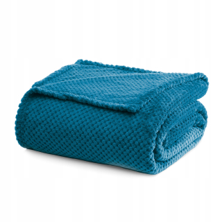 Prikrývka na posteľ - Zendertertil mikrovlákna prikrývka 240 x 220 cm odtiene modrej