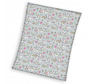 Prikrývka na posteľ - Deka Smukee polyester 170 x 130 cm viacfarebná