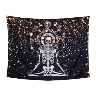 Prikrývka na posteľ - Prikrývka SHC Polyester 95 x 73 cm čierna