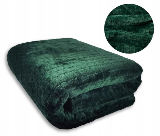 Prikrývka na posteľ - Prázdne posteľné posteľné polyester 200 x 220 cm odtiene šedej