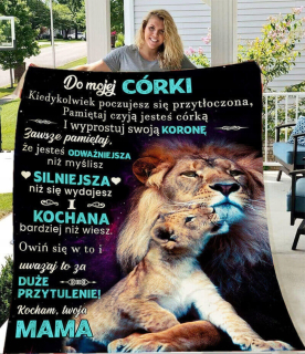 Prikrývka na posteľ - Migunica flanel prikrývka 200 x 150 cm