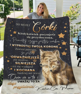 Prikrývka na posteľ - Migunica Flanker 200 x 150 cm čierne, hnedé odtiene