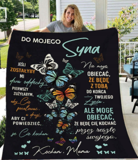 Prikrývka na posteľ - Migunica Migunica Mignica 200 x 150 cm čierna, viacnásobná zaťažená