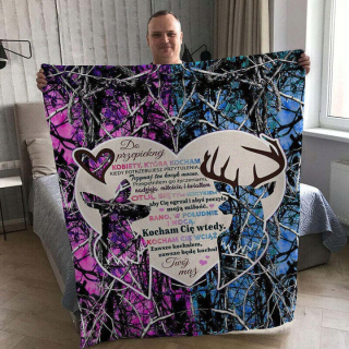 Prikrývka na posteľ - Migunica Migunica Mignica 200 x 150 cm odtiene fialovej, odtiene modrej