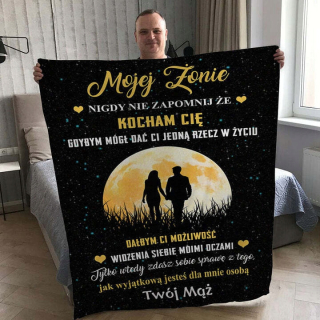 Prikrývka na posteľ - Migunica Migunica Mignica 200 x 150 cm čierna, zlatá