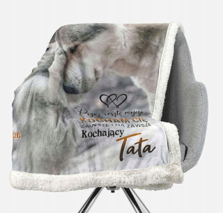 Prikrývka na posteľ - MIGUNIC MIGUNICA MICROFIBER 200 x 150 cm biela, odtiene šedej