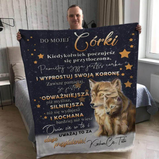 Prikrývka na posteľ - Migunica Migunica Mignica 200 x 150 cm čierna, odtiene Brone