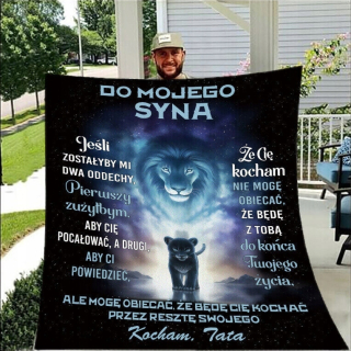 Prikrývka na posteľ - Migunica Migunica Mignica 200 x 150 cm čierna, modrá odtiene