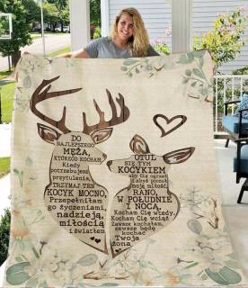 Prikrývka na posteľ - Migunica Migunica Mignica 200 x 150 cm béžová, hnedé odtiene