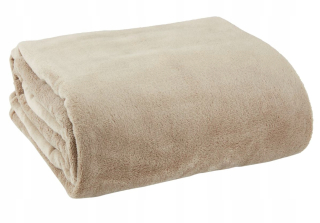 Prikrývka na posteľ - Okres DrageHode Jyssk Polar 200 x 140 cm Beige, hnedé odtiene