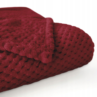 Prikrývka na posteľ - Darymex Prikrývka mikrovlákna 220 x 200 cm odtieňov červenej
