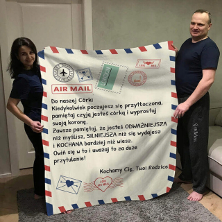 Prikrývka na posteľ - Viacfarebná prikrývka 200 x 150 cm