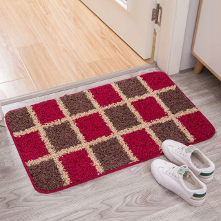 Farba 2 štýl asi 60x90 cm kvetinový anti -slip štýl