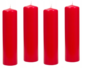 Tradičné sviečky Paraffin Paraffin -Free Aurora 4 PCS.