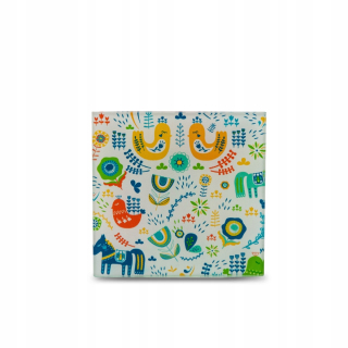 Podložka na stôl - Štvorcová podložka bambus/ratan/prúžok, bavlna, keramika, cerato, drevo, pls, korok, ľan, polyester, sklo, plastové 10 x 10 cm