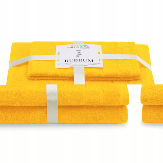 Sada žltých uterákov 3 kusy