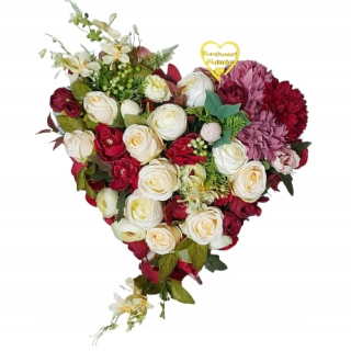 Hrobka pre hrobové zloženie Tombstone Floral Heart