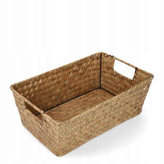Kôš, košík - House Basket talulah prepletený 30x20x11 cm homla