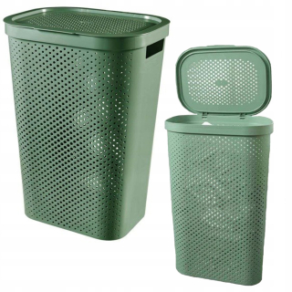 Kôš na prádlo - Curver Infinity recyklovaný 60L ekologický košík na bielizeň