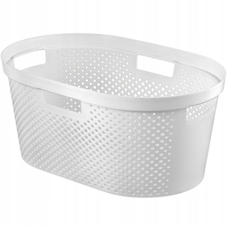 Kôš na prádlo - Bashing Basket pre Magla White 40L Infinity Curver
