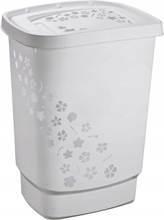 Kôš na prádlo - Rotho Flowers 55L Práčovňa kôš