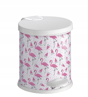 Odpadkový kôš - Little odpadový kôš 4 l Pink Flamingo