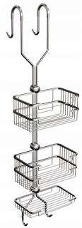 Trojitý sprchový kôš 076/CC (Chrome)
