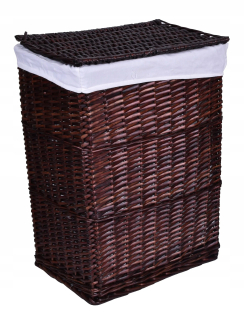 Kôš na prádlo - Prútený kôš 48x36x66 cm - 114 l - hnedá