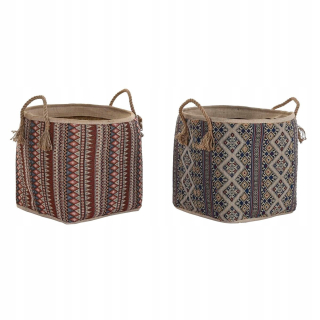 DKD DOMOV DECON JUTA BASKET (40 x 40 x 48 cm) (2 sz