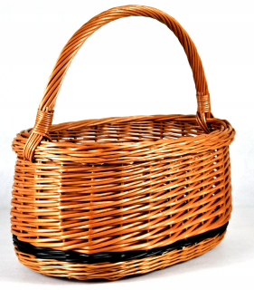 Kôš, košík - Prútený kôš Brown 1 ks.