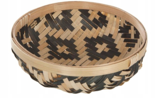 Kôš, košík - Tray baster bambus boho bambus bambus 20 cm